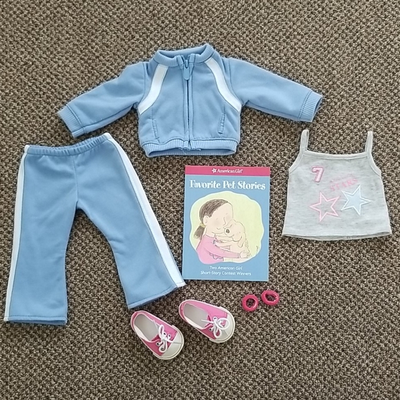american girl track outfit